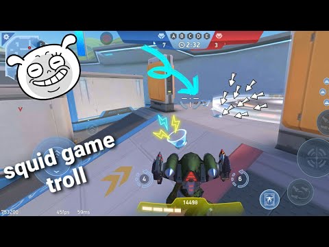 trolling my friend in squid game in mech arena | squid game in mech arena | red light green light 🤪🤣