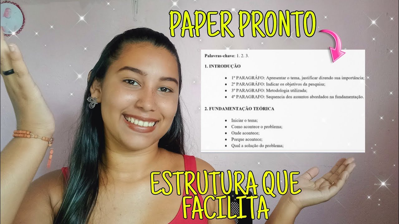 ESTRUTURA PRONTA PARA UM PAPER COMPLETO | Como fazer paper da Uniasselvi