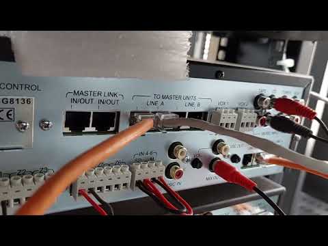 Public Address Panel/Rack installation with complete accessories in building part 1