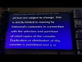 Universal Studios Screener Information Screen