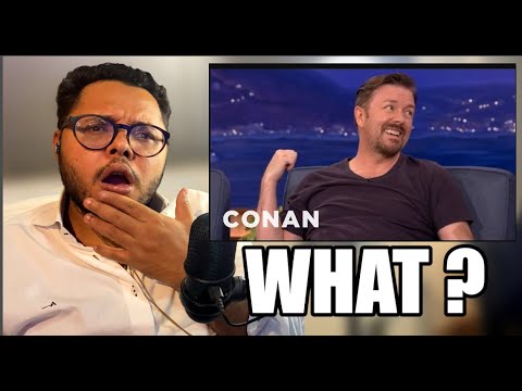 Ricky Gervais On His Scandinavian Comedy Tour | CONAN on TBS | BAGRECELOS REACTS
