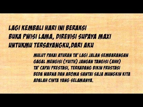 I Miss You & I Rap You - Heri Yusuf ft. Junkys lirik