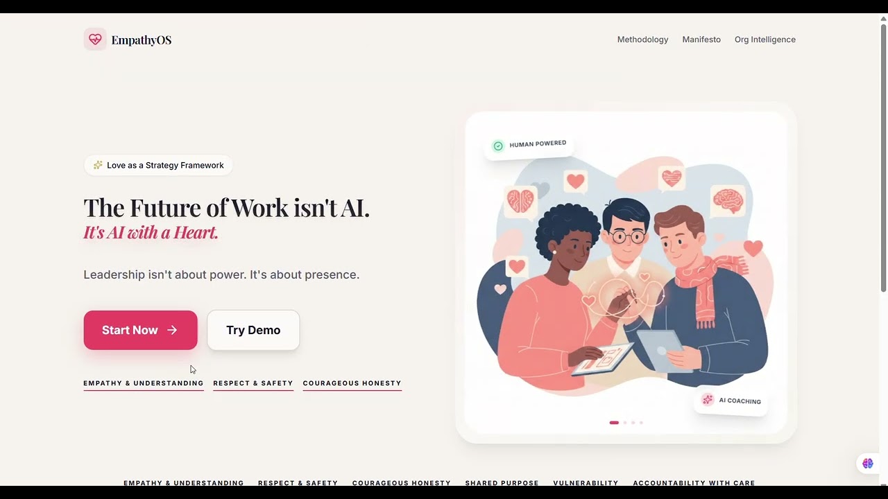EmpathyOS: Humanizing the Workplace with Love & AI | Full Demo
