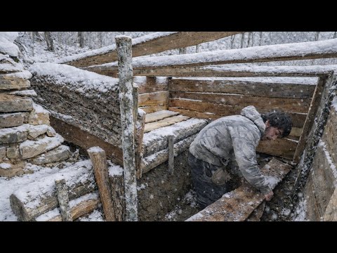 Trying to Survive Winter in Appalachia Building Shelter