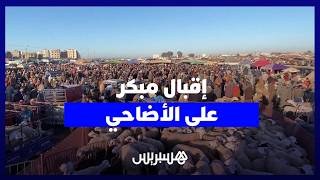سوق سيدي بنور يعرف إقبالا مبكرا على الأضاحي على بعد شهر من عيد الأضحى thumbnail