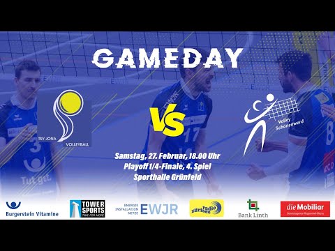 TSV Jona Volleyball vs. Volley Schönenwerd, Playoff 1/4-Finale, Spiel 4, 27.02.21