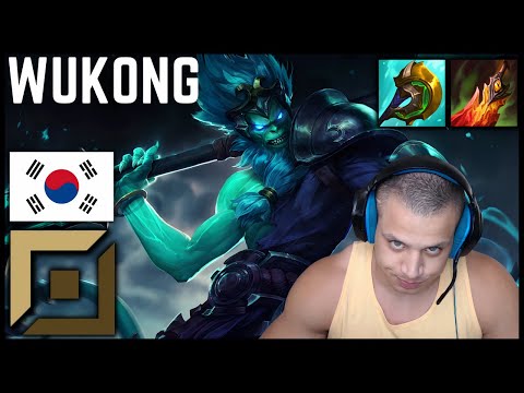 ⚔️ Tyler1 MONKEY KING? KOREA CHALLENGE DAY 24 | Wukong Top | Autofill To Challenger | Season 12 ᴴᴰ