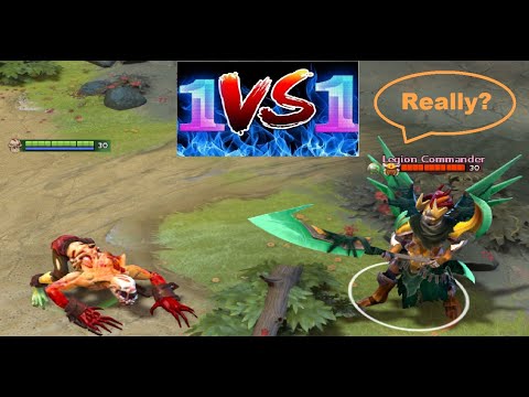 Lifestealer VS Legion Commander  - Level 30 [NO-ITEMS] WHO WOULD WIN? Dota 2 Funny