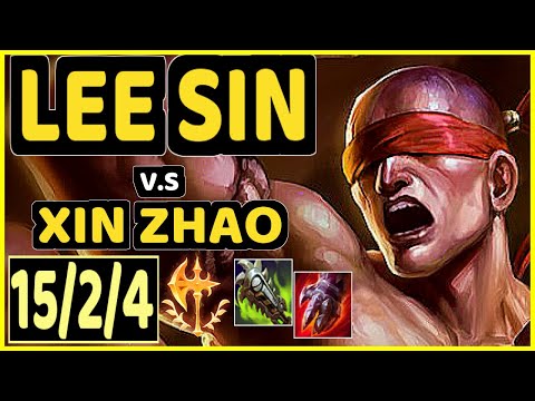 STEFAN (LEE SIN) vs XIN ZHAO - 15/2/4 KDA JUNGLE GAMEPLAY - EUW Ranked GRANDMASTER