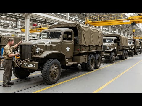 Inside the 1940s GMC Factory: How America Built 562,750 WWII Jimmy Trucks That Supplied the Allies
