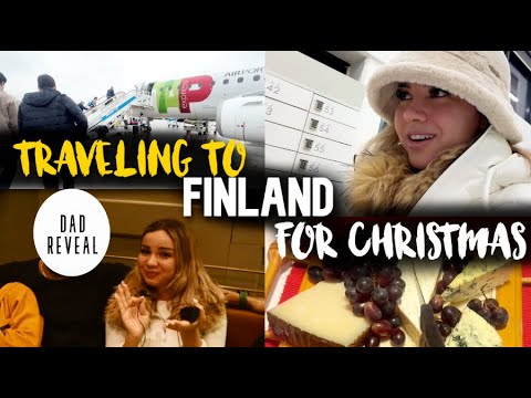 Traveling Home for Christmas | Finland Vlog, Family, Food & Snow with Finnish Girl Reacts