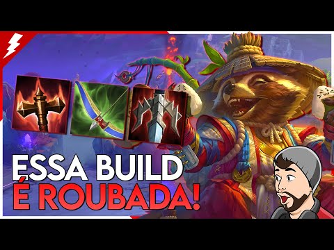 DANZABUROU ADC, ESSA BUILD É ROUBADA! - ⚡ Smite BR Conquista