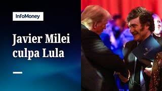 Milei culpa “regime Lula” por ausência de Bolsonaro em posse de Trump