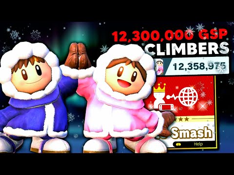 This is what 12,000,000 GSP Ice Climbers look like in Elite Smash