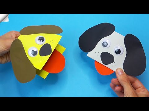 Origami DOG easy DIY paper crafts