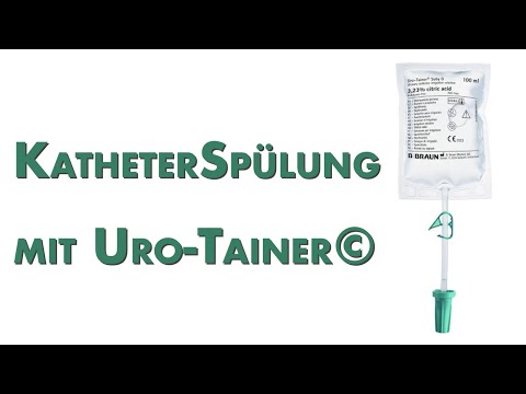 Katheterspülung mit Uro-Tainer©
