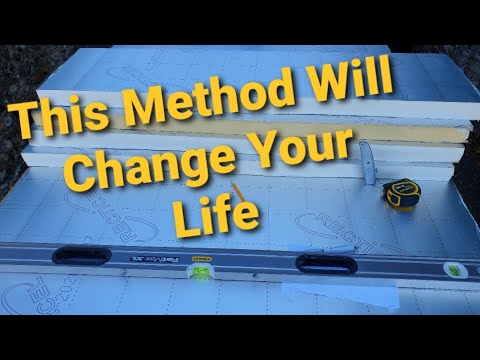 How to cut PIR INSULATION board Recticel, Celotex or Kingspan (CLEAN)