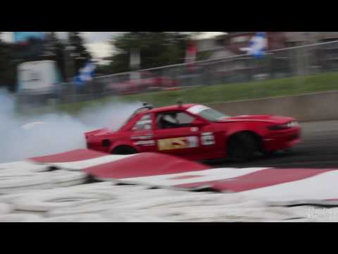 Tomy Boisvert-Bellemare Leading Martin Langlois - Formula Drift Canada Round 3 2015