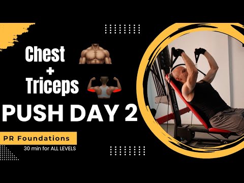 Push Day 2 - Chest & Triceps | Bowflex Beginner to Advanced | PR Foundations #Bowflex