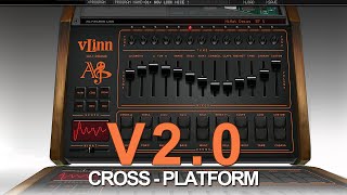 Video thumbnail for VLinn VST version 2.0 Linn LM-1 Drum Machine with EPROM Import by Aly James