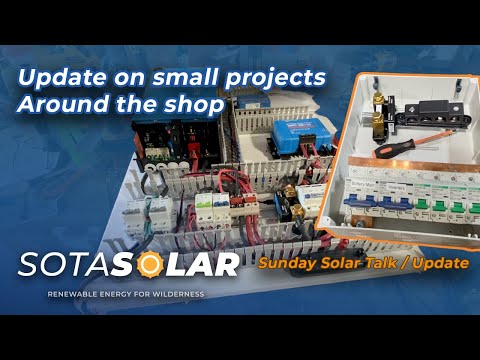 Shop Updates -  Din Rail Breaker System  - Massive DIY 48v battery  and more