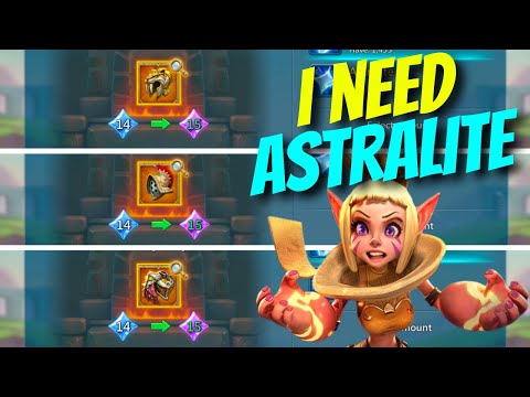 IGG give me Astralite!!! Finally Upgrading 3 Gear Piece Together!! - Lords Mobile