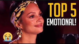 Top 5 Most EMOTIONAL Auditions on Britains Got Tal