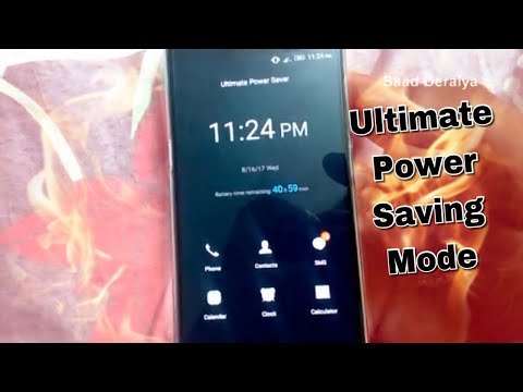 How to turn Lenovo P2 Ultimate Power Saving Mode 'on'