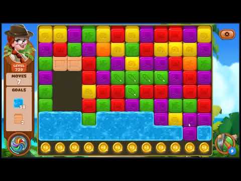 Lost Island Blast Adventure Level 729 - NO BOOSTERS 🏝️ | SKILLGAMING ✔️