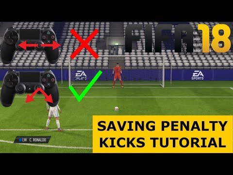 HOW TO SAVE GROUND PENALTIES AND IMPROVE YOUR SAVED PENALTIES PERCENTAGE TUTORIAL - FIFA 18 TUTORIAL