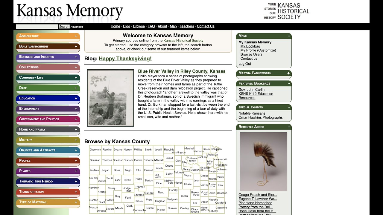 Kansas Memory: The Kansas Historical Society's Online Repository