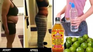 Vinaigre de cidre de pomme ( Apple cider vinegar) pour peindre le poids et la graisse du ventre 👌