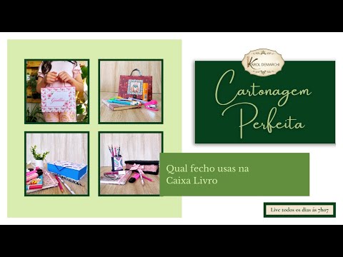 Qual fecho usas na Caixa Livro - Ep.332