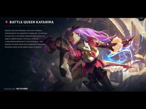 BATTLE QUEEN KATARINA SKIN SPOTLIGHT-09-20-2024