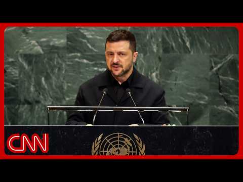 Live: Ukraine President Zelensky addresses UN General Assembly