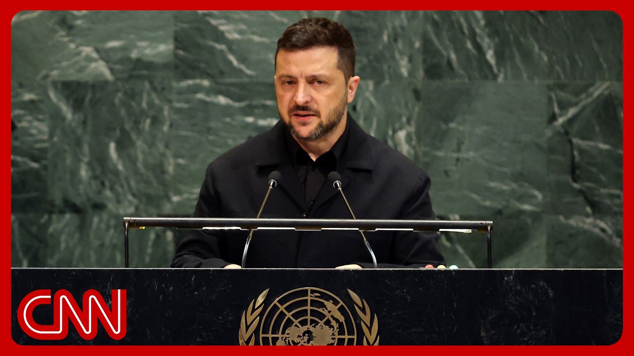 Live: Ukraine President Zelensky addresses UN General Assembly