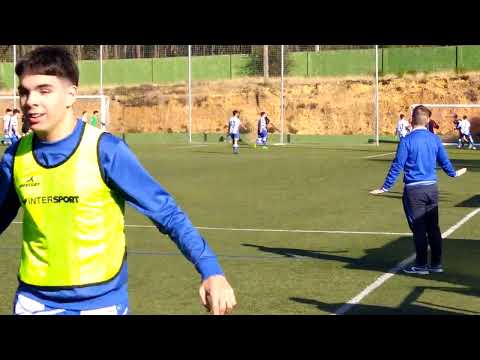 El 3-1 ¡Partido épico! El partido se calienta CD CALDELAS y CVC Valladares B" Rocha calentando