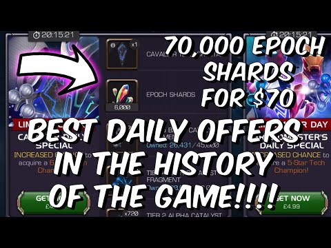 70,000 Epoch Shards for $70 - Best Daily Offers In The History of MCOC - Marvel Contest of Champions