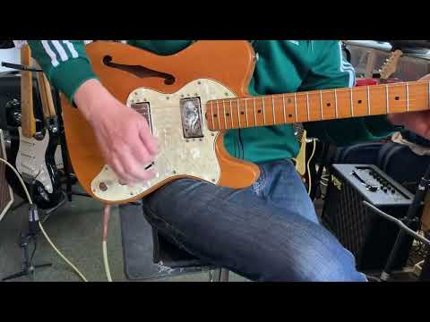 VIDEO- GRECO Telecaster Thinline TE-500 1973 - Ash Nat - Japan Import image 14