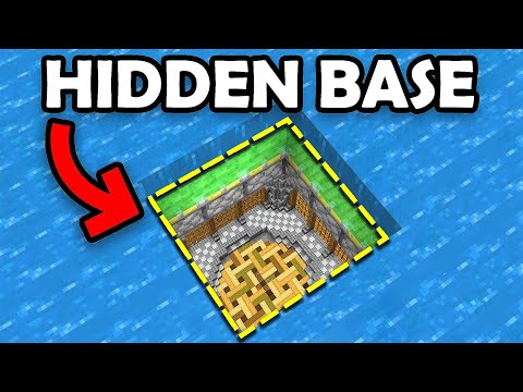 I Built a Secret Base Under The Ocean in Minecraft Hardcore!