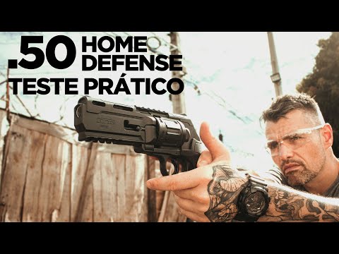 Airgun .50 Teste de Campo - Atiramos Com As Airguns Home Defense T4E .50 Da Umarex - HDP e HDR