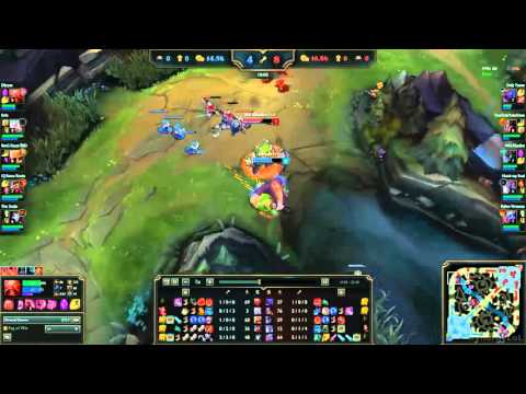 Gragas vs Maokai - 1vs1 outplay - League of Legends