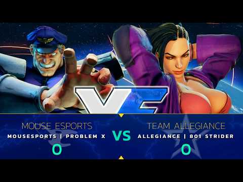 SFV: MouseSports | Problem X vs. Allegiance | 801 Strider - Capcom Cup 2017 - CPT 2017