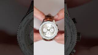 ساعة دهنج World Time Chronograph بني 63