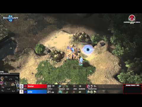 MSI Masters Gaming Arena   Starcraft II Global Grand Finals 김유진 sOs VS 강민수 Solar