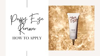 Thin Lizzy Beauty - How to Apply Puffy Eye Remover