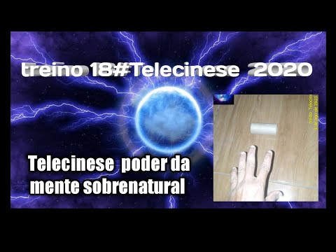Treino 18 #telecinese 03 de agosto  2020