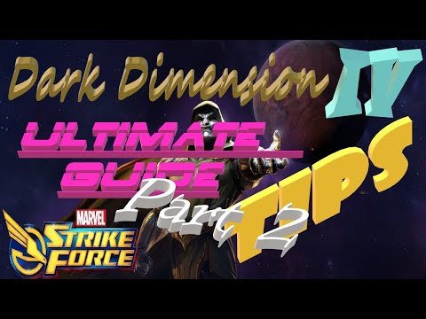 Ultimate Dark Dimension 4 Guide Part 2 Marvel Strike Force ( Face the dreaded Node 12)