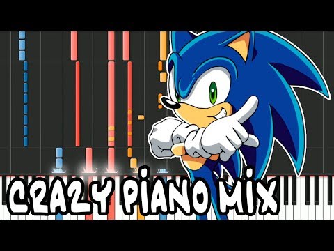 Crazy Piano Mix! "GOTTA GO FAST" Sonic X Theme Song