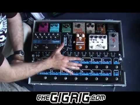 Part2: Power TheGigRig Guitar Player pedal board demo -